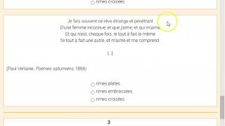 Correction expliquée Exercices versification Quiziniere [upl. by Oludoet11]