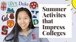 How to Maximize Your SUMMER Like an Ivy League Admit Summer Activities for College ACCEPTANCE ☀️🎉🤗 [upl. by Winzler60]