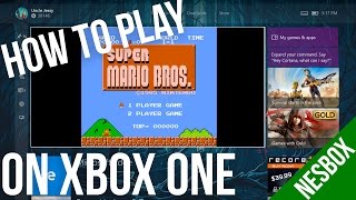 How to Play NES ROM Games on your Xbox One  NESBOX [upl. by Esdras849]