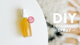 Deodorant spray that actually works [upl. by Sterrett]