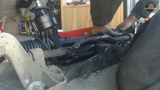 How to replace electric power steering rack  VW Seat Skoda Audi [upl. by Orenid585]