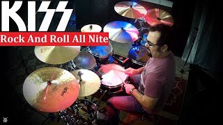 Kiss  Rock And Roll All Nite Drum Cover [upl. by Amelita]