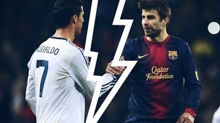 Cristiano Ronaldo vs Gerard Piqué [upl. by Lewej529]