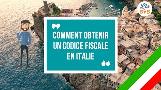 Comment demander et obtenir un codice fiscale en Italie [upl. by Ylehsa]