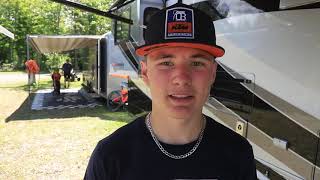 Sebastien Racine Talks about 2021 Motocross Deschambault [upl. by Beaumont]