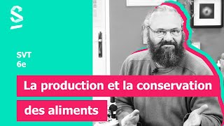 La production et la conservation des aliments  SVT  6e [upl. by Ilyse]