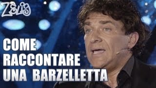 Come raccontare una barzelletta  Gioele Dix by Zelig [upl. by Elehcir]