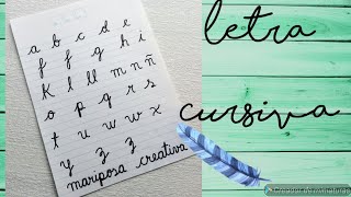 CÓMO ESCRIBIR EN LETRA CURSIVA [upl. by Wiatt870]