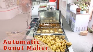 Automatic Donut Maker Machine  Donuts Frying Molding Machine [upl. by Longley529]