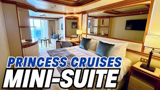 Princess Cruises MiniSuite Room Tour Diamond Princess [upl. by Ecila293]