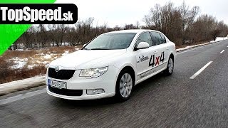 Test Škoda Superb 36 FSI V6 4x4 TopSpeedsk [upl. by Gorges]