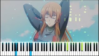 Grand Blue OP “Grand Bluequot  Shonan no Kaze Synthesia Piano Tutorial [upl. by Monteria49]