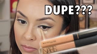 Nars Radiant Creamy Concealer vs Maybelline Fit Me Concealer  TrinaDuhra [upl. by Reichert]