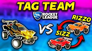 Rocket League TAGTEAM vs Rizzo amp Sizz [upl. by Allecram]