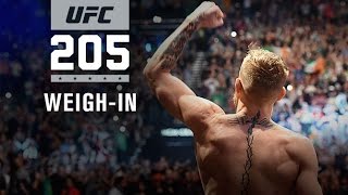 UFC 205 Official Weighin [upl. by Albemarle]