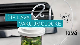 Vakuumieren von Gläsern  die Lava Vakuumglocke [upl. by Elleimac260]