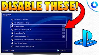 DISABLE These PS4 Settings NOW [upl. by Mayfield]