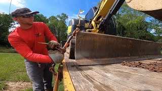 How To Do Land Clearing With Excavator For Beginners  DigginLife21 [upl. by Neiluj866]