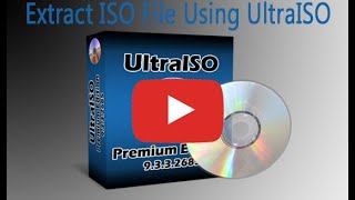 How to extract iso file using UltraISO software [upl. by Enorahs]