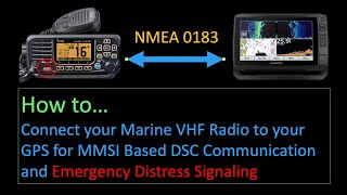 Pt1 How to connect your Marine VHF Radio to your GPS [upl. by Norrahc146]