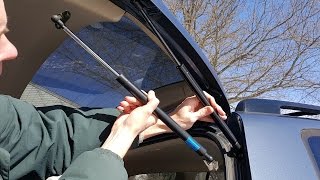 How to Replace Tailgate Lift Support Struts [upl. by Griffith904]