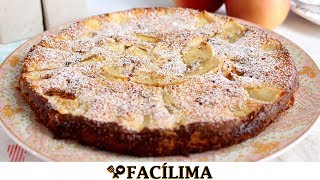 TORTA DE MAÇÃ SUPER FÁCIL  RECEITAS QUE AMO [upl. by Sirrad]