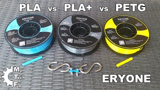 PLA vs PLA vs PETG Testing Eryone filaments from mechanical strength aspect [upl. by Cleaves6]