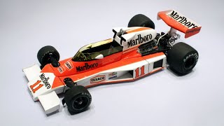 Building and superdetailling the 120 Tamiya McLaren M23 [upl. by Eetnuahs]