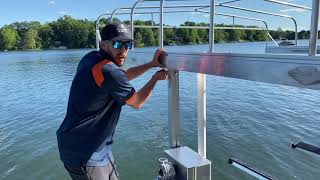 First Time Boat Lift Setup Tips New Lift Or New Boat Here’s Some Techniques to DIY Max Lift Shown [upl. by Treat]