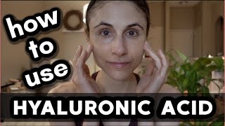 How to use a hyaluronic acid serum Dr Dray [upl. by Eitsirk178]