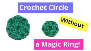 How To Make A Crochet Circle Without Magic Circle  Crochet StepbyStep Guide [upl. by Haididej489]