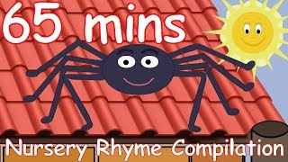 Incy Wincy Spider And lots more Nursery Rhymes 65 minutes [upl. by Euqinmod]