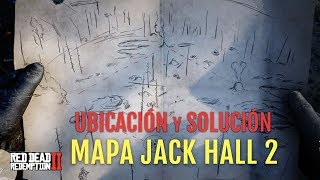 UBICACIÓN MAPA DEL TESORO BANDA JACK HALL 2  RED DEAD REDEMPTION 2 [upl. by Aicnilav]