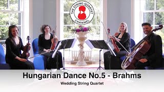 Hungarian Dance No5 Brahms Wedding String Quartet [upl. by Nolitta]