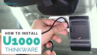 How to Install Thinkware U1000 Premium 4K Ultra HD Dash Camera [upl. by Rosse]