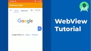 How to create a WebView in Android Studio Tutorial Kotlin 2020 [upl. by Fritts]