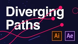 Diverging Paths  Adobe After Effects tutorial [upl. by Einaeg98]