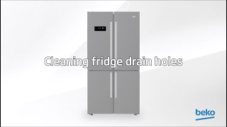 Cleaning fridge drain holes  by Beko [upl. by Sams]