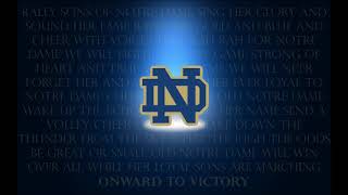 Notre Dame Victory March EXTENDED 1 HOUR VERSION [upl. by Hulbert979]