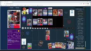 Digimon TCG Online Simulator Gameplay [upl. by Imak]