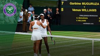 Garbiñe Muguruza v Venus Williams highlights  Wimbledon 2017 ladies singles final [upl. by Esmeralda487]