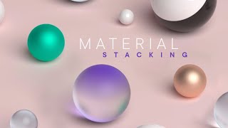 Redshift Material Stacking  Cinema 4D [upl. by Ahasuerus]