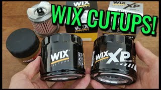 WIX Oil Filters Cut Open  XP vs Regular vs FRAM Ultraguard [upl. by Einad789]