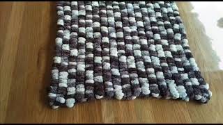 How to knit a baby blanket with Zarela Baby Pompom yarn  Zarela Yarns [upl. by Chari]