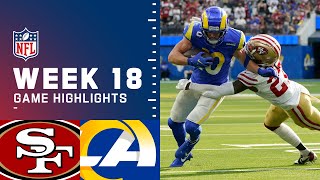 49ers vs Rams Week 18 Highlights  NFL 2021 [upl. by Flinn894]