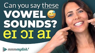 Pronunciation Practice 👄 Difficult Vowel Sounds DIPHTHONGS [upl. by Hsekin654]