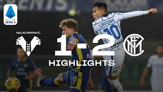 HELLAS VERONA 12 INTER  HIGHLIGHTS  SERIE A 2021  Inter finish 2020 on a high 🥳⚫🔵 [upl. by Pare326]