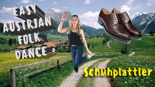 EASY Schuhplattler Dance  Austrian Folk Dance for Kids [upl. by Jeffrey]