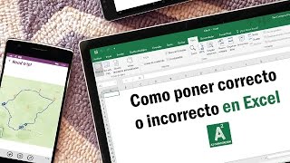 Como poner Correcto o Incorrecto en Excel  Formato Condicional [upl. by Maples998]