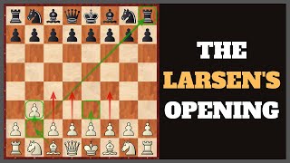 Learn the Larsen Opening 1b3 [upl. by Galer314]